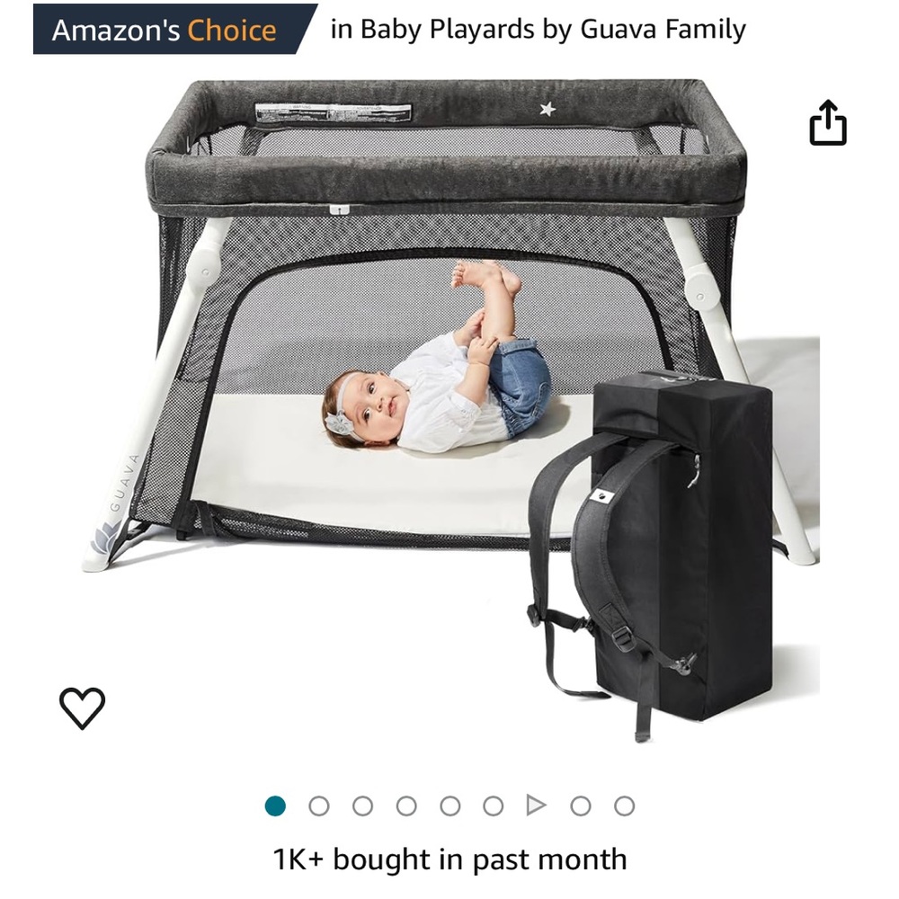 Guava Lotus Travel Crib